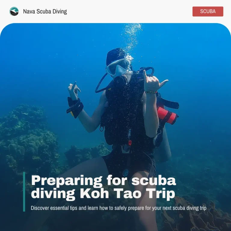 Preparing for scuba diving koh tao trip