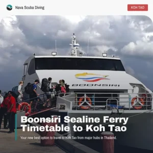 Boonsiri Sealine Koh Tao Timetable Blog