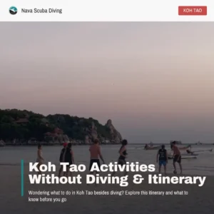 2609 Koh Tao Activities