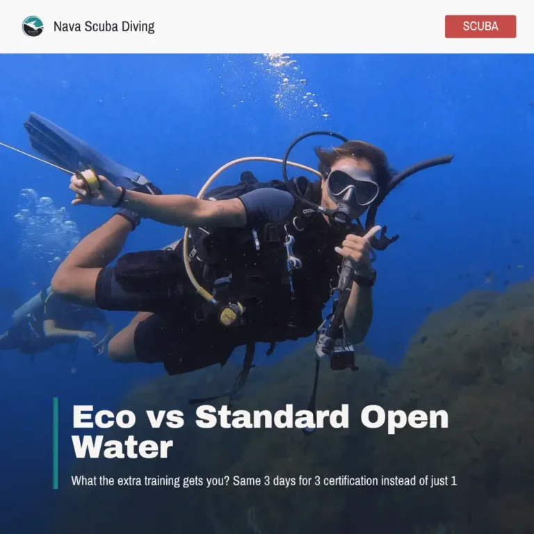 Eco Open Water vs Open Water. See whether it is worth it.